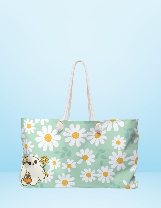 Bloom & Boo - Where flowers meet friendly frights! (Weekender Bag)