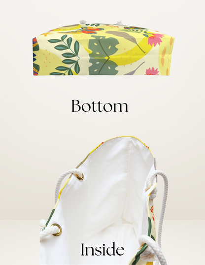 Flutter & Foliage - Nature's dance on a sunny canvas. (Weekender Bag)