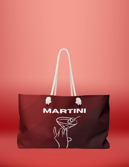 Martini Magic - Sip, Savor , Repeat . (Weekender Bag)