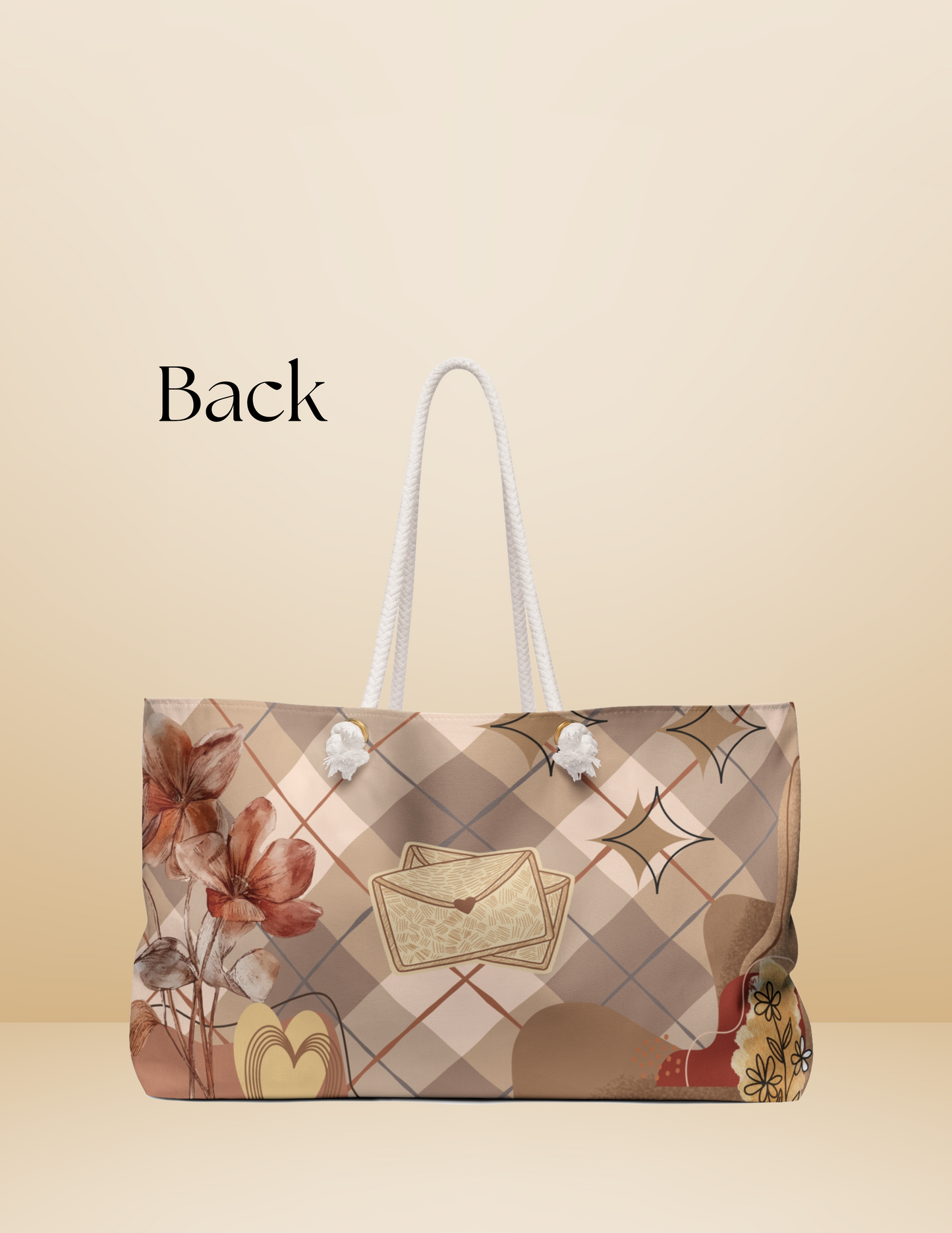 Brown Beauty - Elegance on the move. (Weekender Bag)