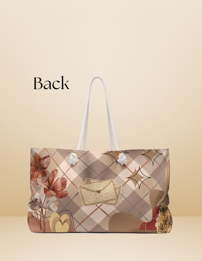 Brown Beauty - Elegance on the move. (Weekender Bag)