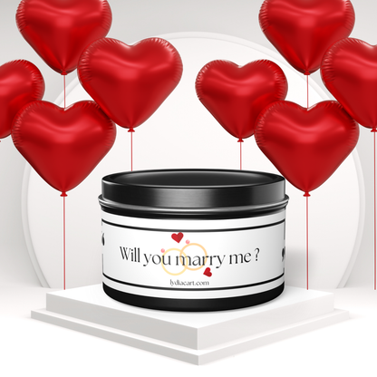 Will You Marry Me ? - Soy Candles