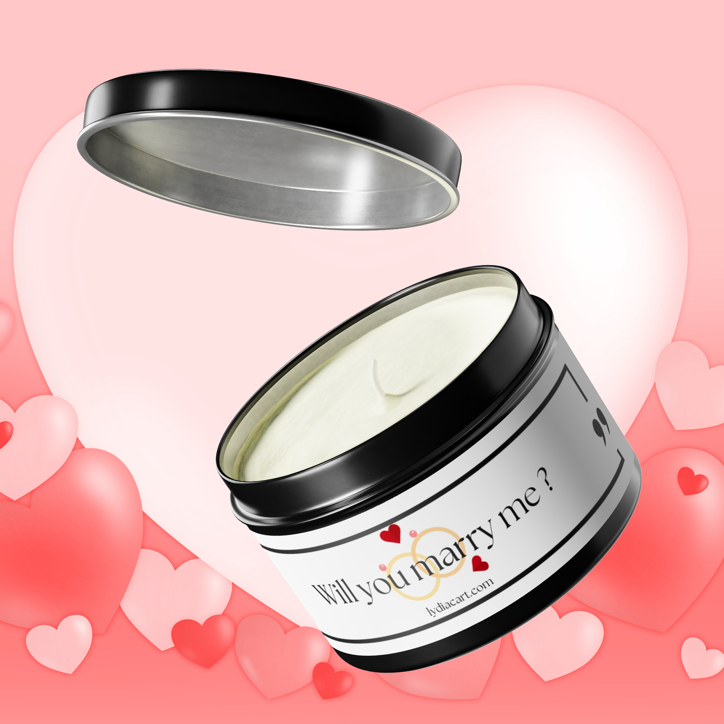 Will You Marry Me ? - Soy Candles