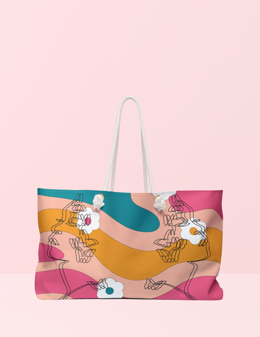 Woman Line Art -Embrace Womanhood - (Weekender Bag)