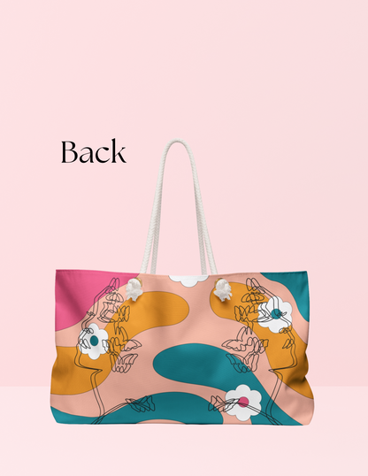 Woman Line Art -Embrace Womanhood - (Weekender Bag)