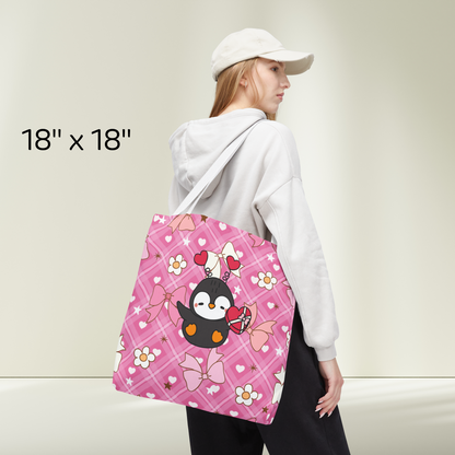 Penguin Crush - Tote Bag (AOP)