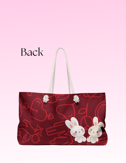 Love Bunnies - Somebunny loves you. (Weekender Bag)